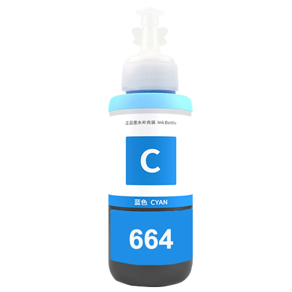 Garrafa de Tinta Compatível com hs e Preto Compatível com Epson 664 L312 L365 L555 Et2500 Et-2550 Et-2600 Et-2650 Et16500 Et-14000 - Imagem 4