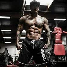 Тренировка для спортзала мужские модные брендовые дышащие фитнес мужские s Бодибилдинг сетки мужские шорты удобные плюс размер спортивные шорты