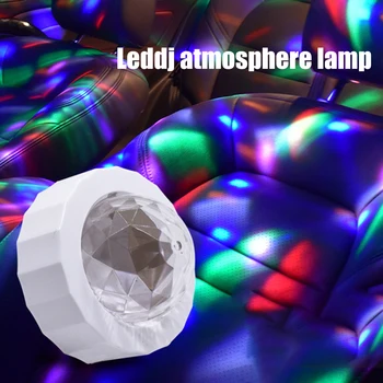 

LED Disco Stage Effect Light USB Flashing Voice Control Magnet Adsorption Lamp DJ projector Machine Party Decoration