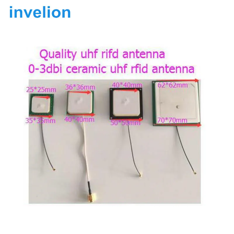 4 комплекта встроенной керамической антенны Считывателя rfid uhf 25*25 мм/36*36 мм/40*40