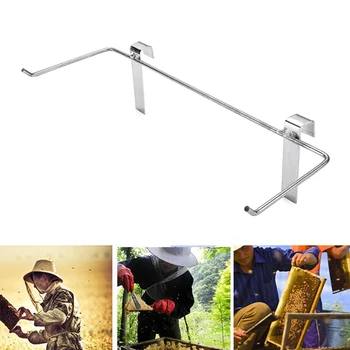 

Beekeeper Stainless Steel Beekeeping Frame Holder Bee Hive Perch Side Mount Tool
