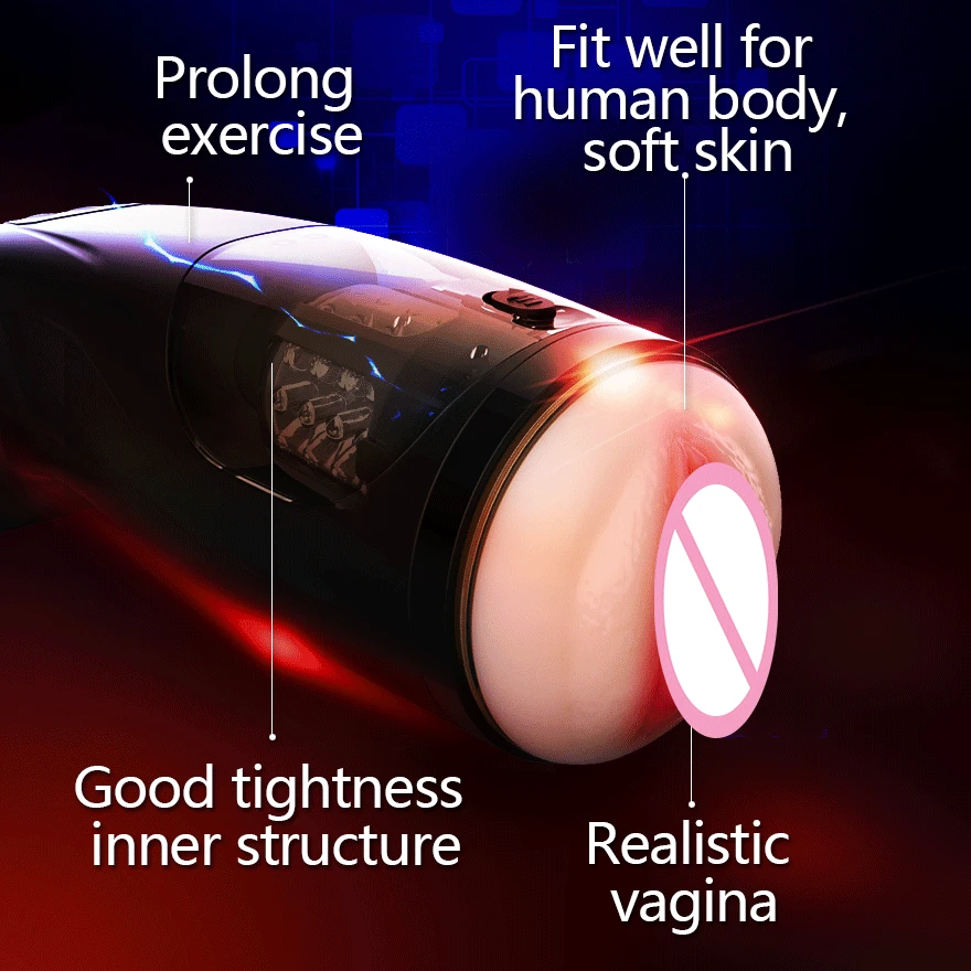 Автоматическая Мужская мастурбатор машина для мужчин электрическая