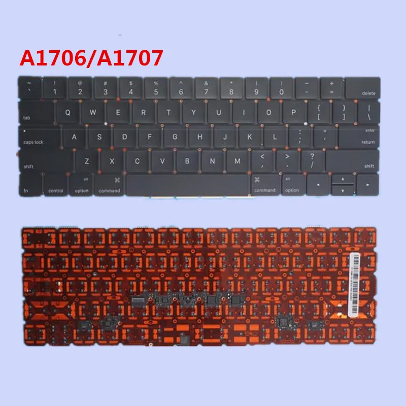A1706(A1707) Новая Оригинальная клавиатура для ноутбука APPLE Macbook Pro A1706 A1707 A1708 A1534 - Цвет: A1706(A1707)