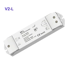 V2 L двухцветный светодиодный контроллер DC12 36V 2CH * 8A 2 4G RF