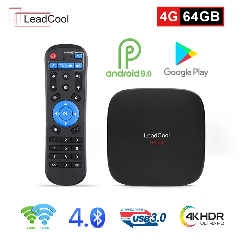 Leadcool plus Smart Android TV Box RK3229 QuadCore DDR3 4G Support 2.4G/5G Dual-band WIFI Bluetooth 4.0 Media Player Set-top Box Leadcool plus Smart Android TV Box RK3229 QuadCore DDR3 4G Support 2.4G/5G Dual-band WIFI Bluetooth 4.0 Media Player Set-top Box