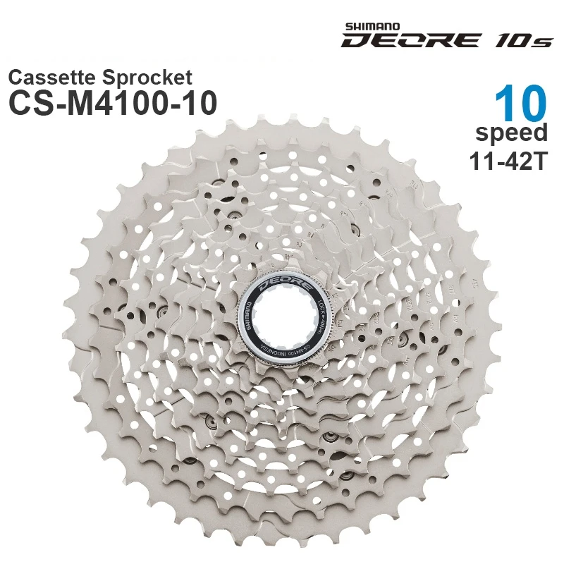 Кассетная Звездочка SHIMANO DEORE M4100 10 В 10-скоростная HYPERGLIDE 11-46T 11-42TOriginal | Спорт и