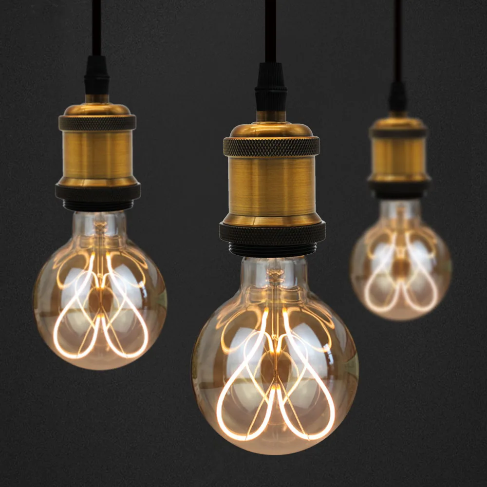 

Vintage Led Bulb Edison Led Bulb E27 Globe Bulb Decorative Led Light Bulb 220 Bulb G95 Led Lamp Led E27 4W Dimmable