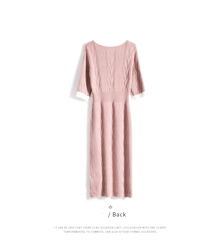 Vestidos mujer, платье из натуральной шерсти, Vadim, Кашемировое вязаное платье, женская мода, с длинной талией, цветная подходящая сумка, бедра, новинка