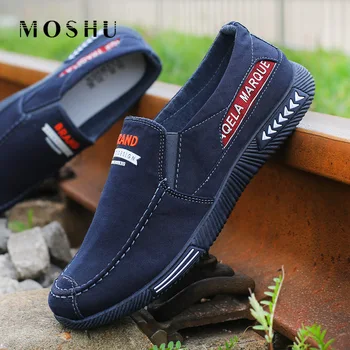 

Loafers Men Casual Shoes Summer Slip On Flats Shoes Male Canvas Shoes Comfy Sneakers Driving Moccasins Tenis Masculino Adulto