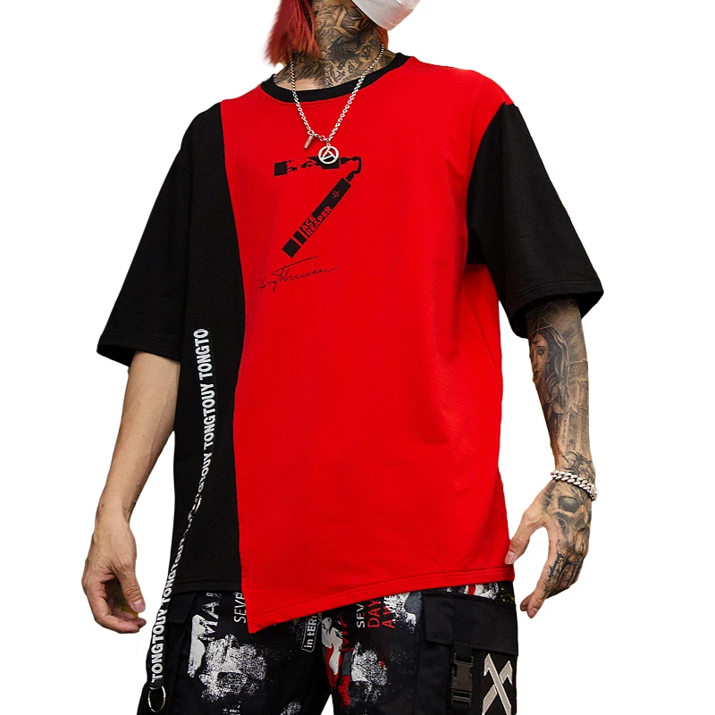 Red hip hop t shirt Clearance
