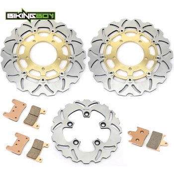 

BIKINGBOY For SUZUKI GSXR 1000 GSX-R 1000 GSXR1000 K5 K6 05 06 2005 2006 Full Sets Front Rear Brake Discs Disks Rotors Pads