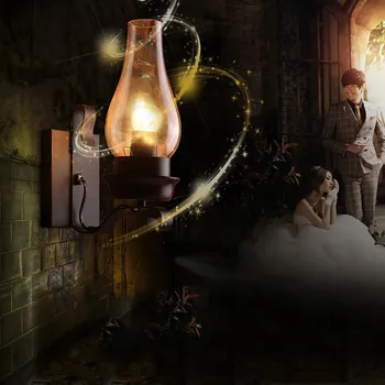 

E27 Vintage Retro Edison Bulb Lamp Industrial Style Metal Art Restaurant Cafe Wall Lamp Light Bulb Led Retro Lamp Home Decor