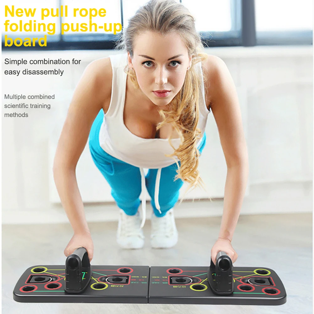 

Push-up Stands bands Multifunctional Drawstring Training Board Home Fitness Equipment Multifunctional Drawstring Training Board