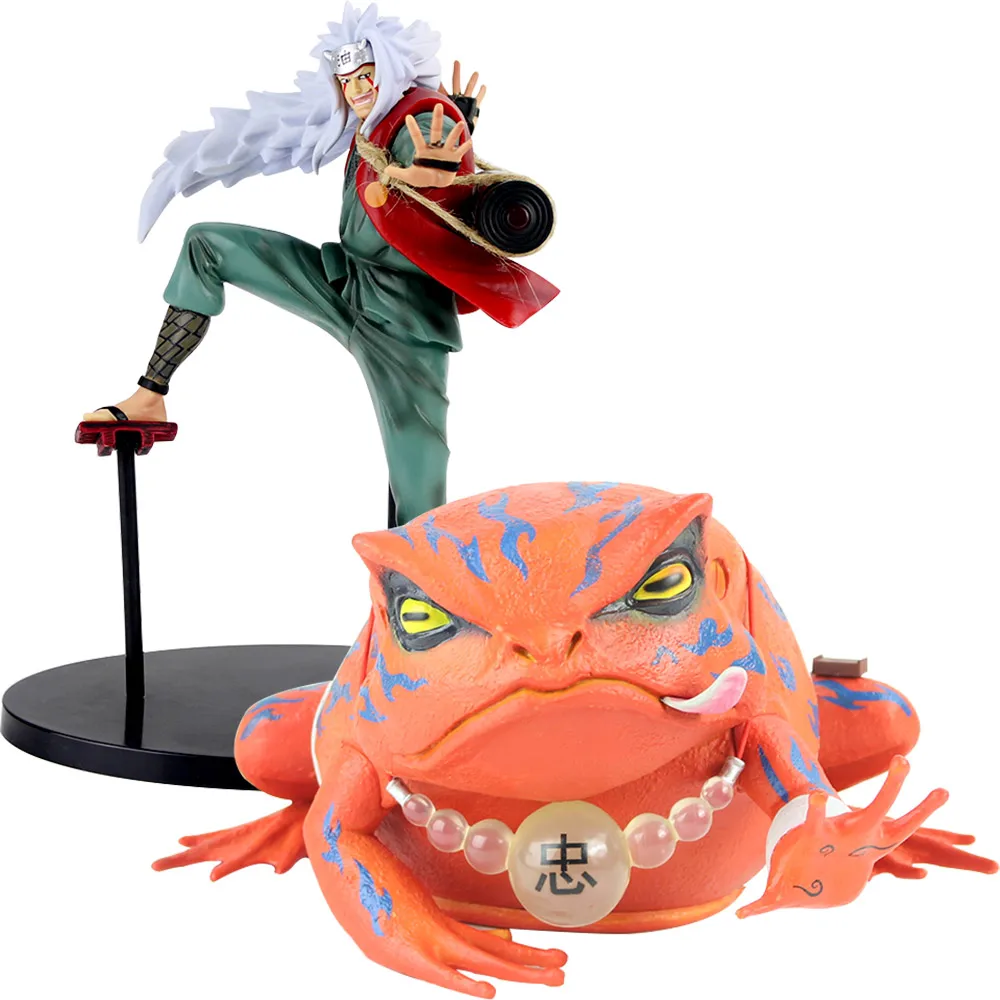 

Anime Naruto Shippuden Action Figure Jiraiya and Gama-Bunta PVC Statue Gama Sennin Collection Model Toy