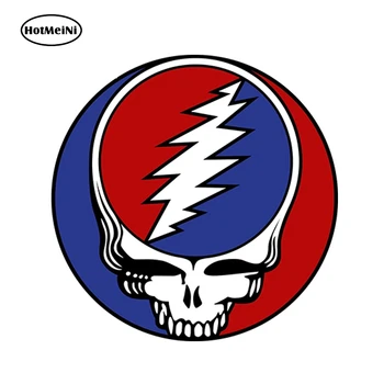 

HotMeiNi 12cm x 12cm The Grateful Dead Skull Sticker Car Styling Race Van Bike Drift Decal Car Accessories Decor