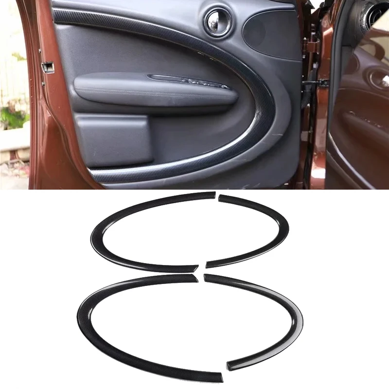 

Для Mini Countryman R60 2011-2016 4 шт. Автомобиль дверная ручка чаши защитная Крышка отделкой из углеродного волокна, АБС-пластик, Автомобильный Средства для укладки волос