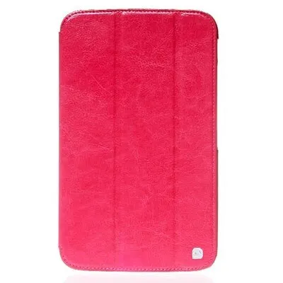 Чехол для Samsung Galaxy Tab 3 7.0 SM-T210 Hoco Leather case Crystal Series малиновый | Компьютеры и офис