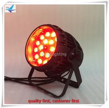 

E-2pcs led par zoom 18x10W RGBW 4 in1 led focus par 64 waterproof zoom stage led par light for dj disco party effect lights