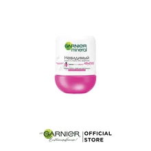 Garnier Дезодорант-антиперспирант шариковый "Mineral, Черное, белое, цветное" без спирта, невидимый, женский, 50 мл