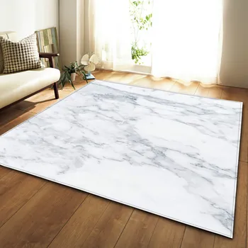 

Cilected Marble Print Rug Nordic INS Living Room Coffee Table Non-Slip Mat Bedroom Bedside Mat Entrance Porch Dust Rugs