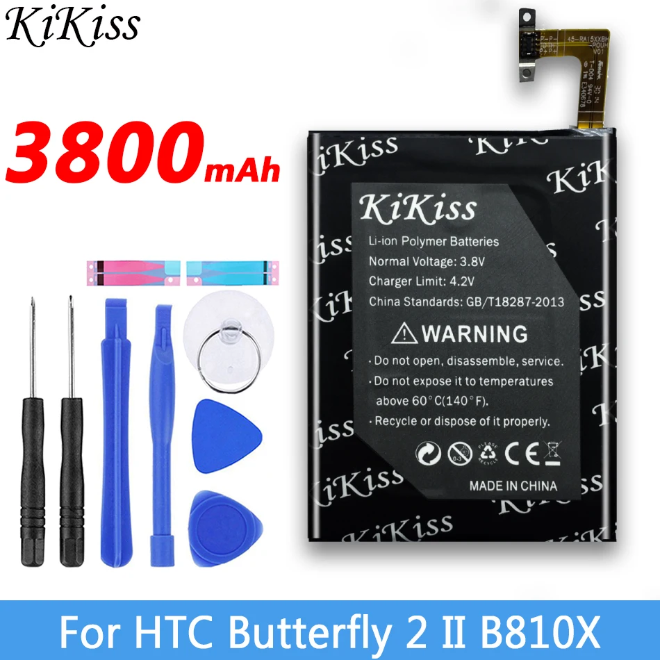 Запасная батарея для телефона htc Butterfly 2 II 2J B810X HTL23 B0PAG100/BOPAG100 3800 мАч батарея большой емкости