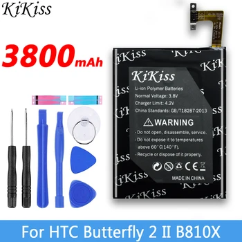 

Phone Replacement Battery For HTC Butterfly 2 II 2J B810X HTL23 B0PAG100 / BOPAG100 3800mAh High Capacity Battery