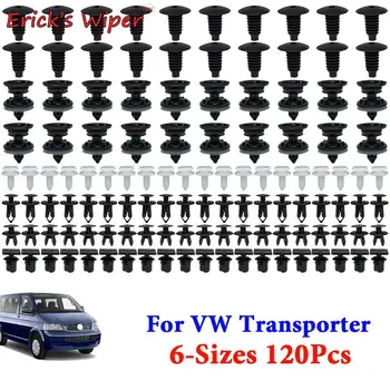

Erick's Wiper 120x Car Door Trim Panels Clips Auto Body Push Pin Rivet Interior Roof Carpet Retainer For VW Transporter T4 T5 T6