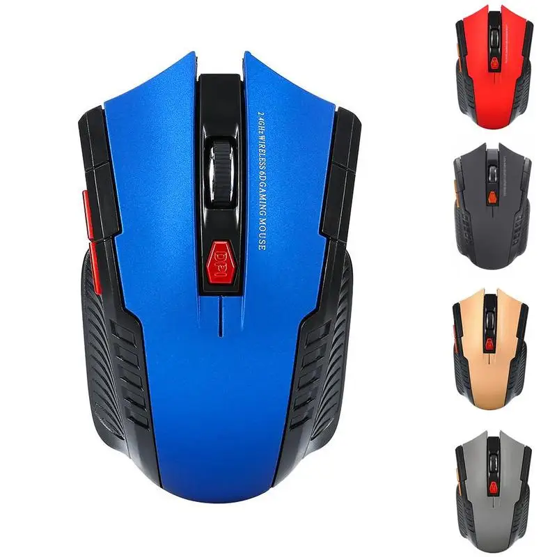 2.4GHz Wireless Bluetooth Mouse Gamer New Game Wireless Mice with USB Receiver Mause for PC Gaming Laptops Computer Accessory