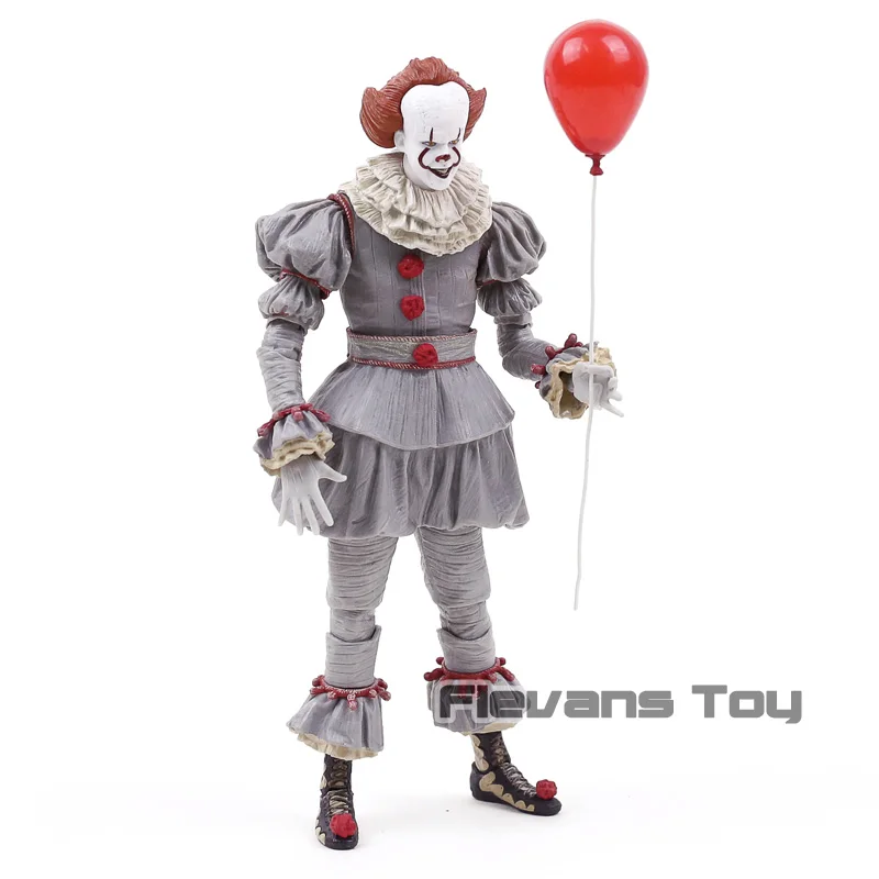 NECA Stephen King's It Pennywise Joker Clown BJD Joint Move Action Figure Toys Dolls for Halloween Gift