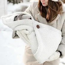 Детское плотное трикотажное однотонное одеяло, многофункциональное, модное, удобное, спальный плюшевый мешок, зимний, сохраняющий тепло, аксессуары# BA