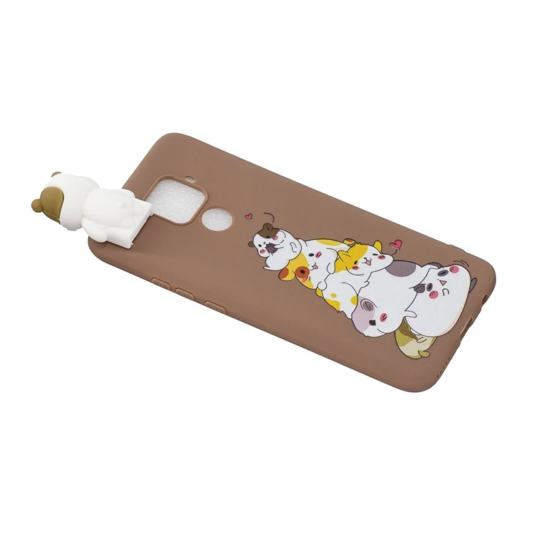 sFor Huawei Mate 30 20 10 Lite Case Silicone Cute 3D Cat Panda TPU Soft Back Cover Case For Huawei Y6 Y7 Y9 Y5 Coque