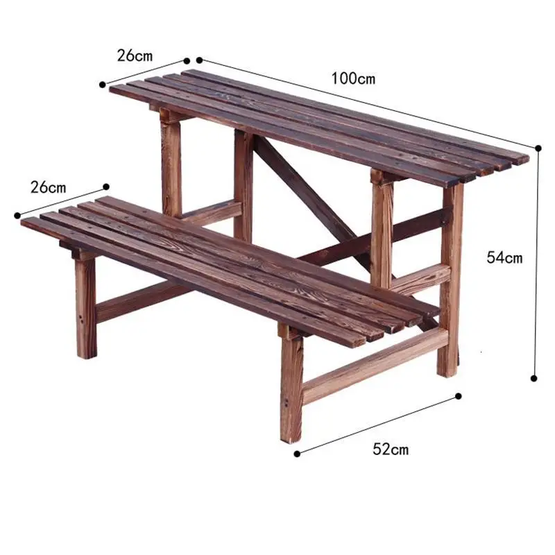 Деревянные полки для Estanteria Macetas Estante Terraza Mueble Para Plantas полка стойка на Kwiaty открытый цветок завод Стенд - Цвет: MODEL C