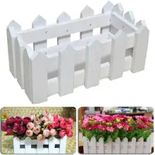 Высокое качество деревянный забор цветочный горшок висячая садовая Корзина Плантатор растительный контейнер домашний декор из вспененного пластика