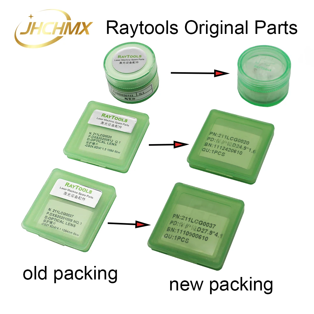 JHCHMX 기존 Raytools 보호 Windows 렌즈 27.9*4.1mm 24.9*1.5mm Raytools BM109 BM114S BT240S 용 레이저 세라믹 홀더