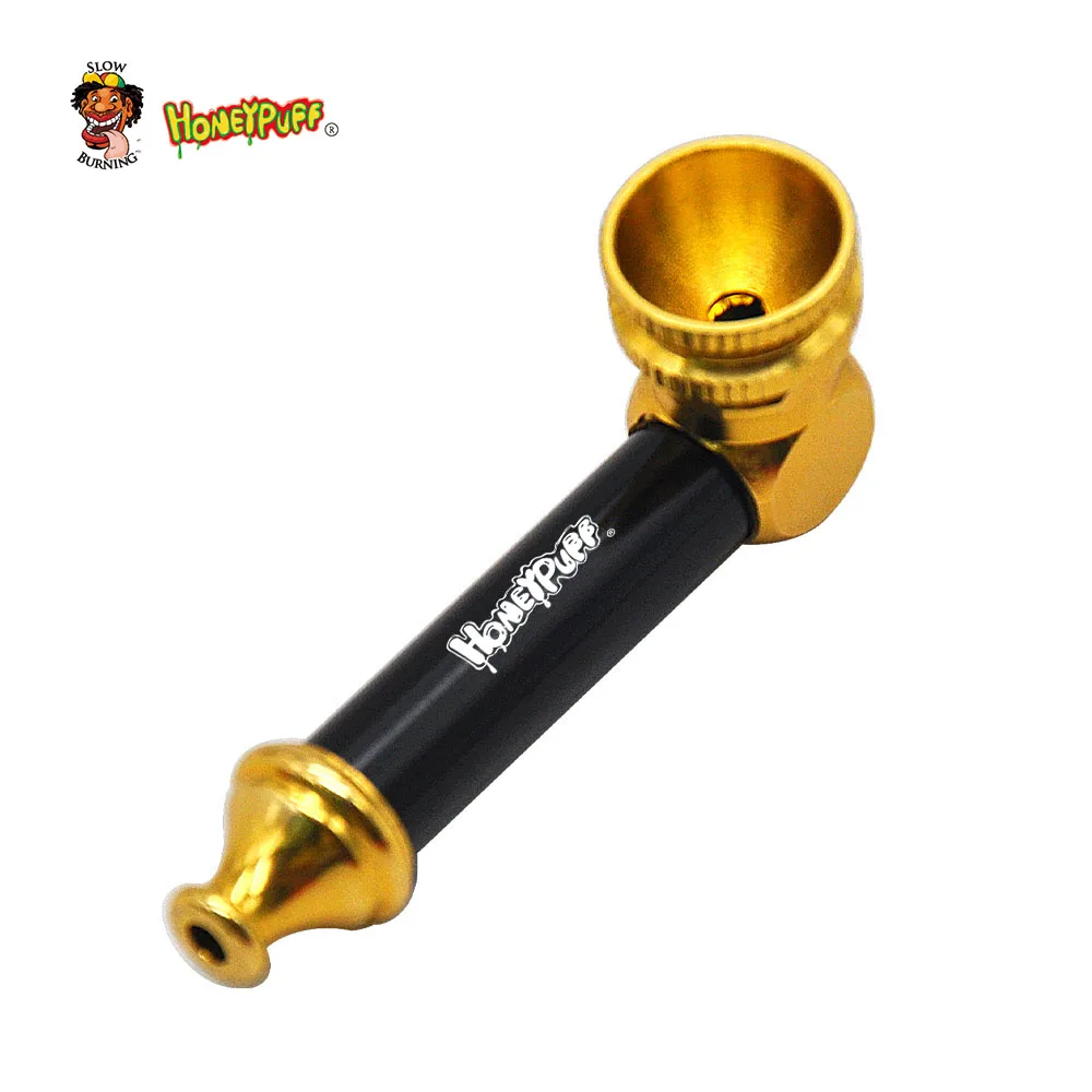 Honeypuff Aluminum Smoking Smoking Pipe 59mm Metal Bowl Pipes Mini
