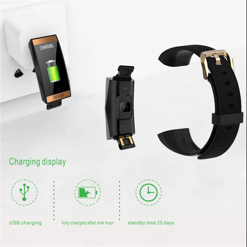 E78 модный умный Браслет пульсометр кровяное давление smartband фитнес трекер группа Ip68 водонепроницаемые спортивные часы для Android IOS
