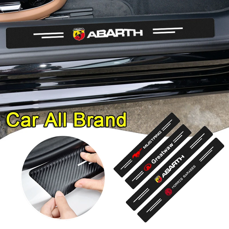 4 шт. наклейки на педали автомобиля из углеродного волокна | Автомобили и