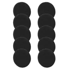 2 pièces éponge couvre conseils noir doux mousse écouteurs casque écouteurs remplacement pour écouteurs MP3 MP4(China)