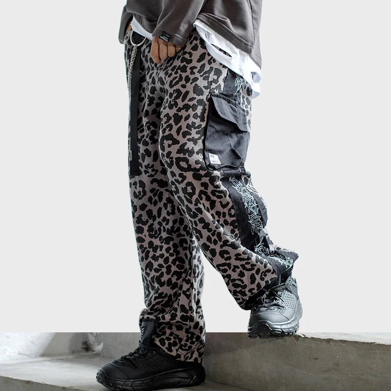 Aolamegs Sweatpants Color Block Print Cargo Pant Elastic Waist Color Block Cozy Patchwork Pants All match 1 Aolamegs Sweatpants Color Block Print Cargo Pant Elastic Waist Color Block Cozy Patchwork Pants All match 3