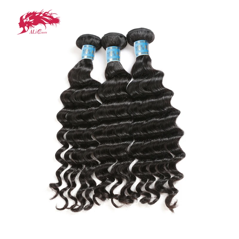 Ali Queen Hair перуанские девственные технические натуральные волнистые 3 шт 8 24 дюйма