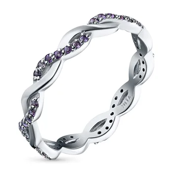 

Ring of silver with amethyst
