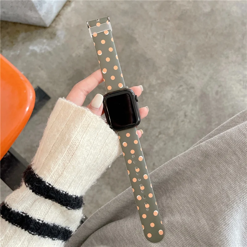 Gelang Jam Tangan Polka Dot Lucu untuk 