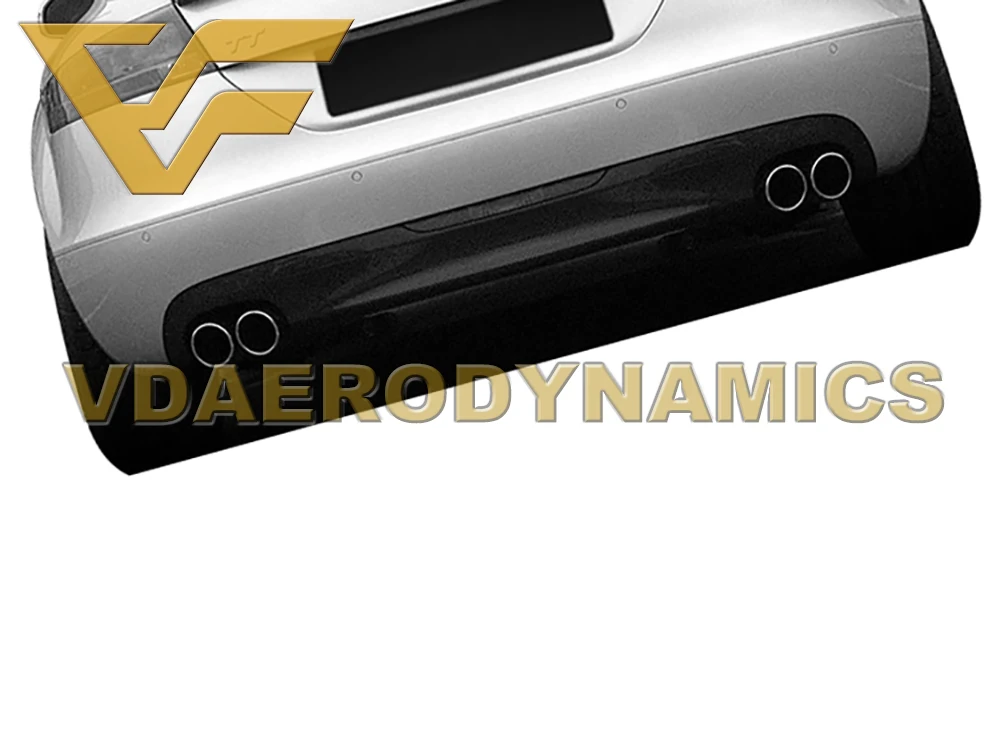 Подходит для 99-06 07-10 11-14 Audi TT VAD-OEM карбоновый задний диффузор для губ Бампер Комплект-3 вида стилей на выбор