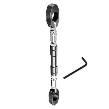 

CNC Aluminum Motorcycle Handlebar Reinforcing Balance CrossBar Strengthen Lever Bar Adjustable Universal