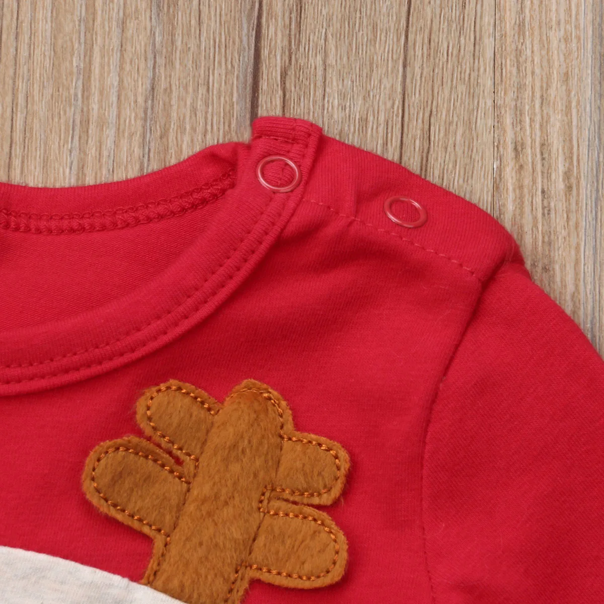 Хлопковый Рождественский комбинезон с длинными рукавами и рисунком оленя для новорожденных мальчиков и девочек, пляжный костюм, одежда