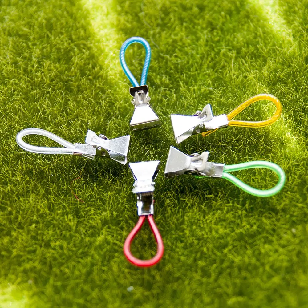 Металлические зажимы для чайных полотенец 5 шт. в комплекте подвесная вешалка