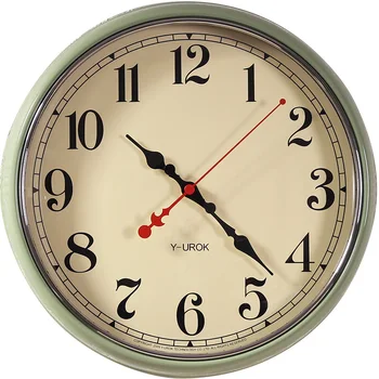 

Creative Art Wall Clock Silent Vintage Luxury Living Room Roman Wall Clock Kitchen Reloj Cocina Pared Decoracion Comedor AA50WC