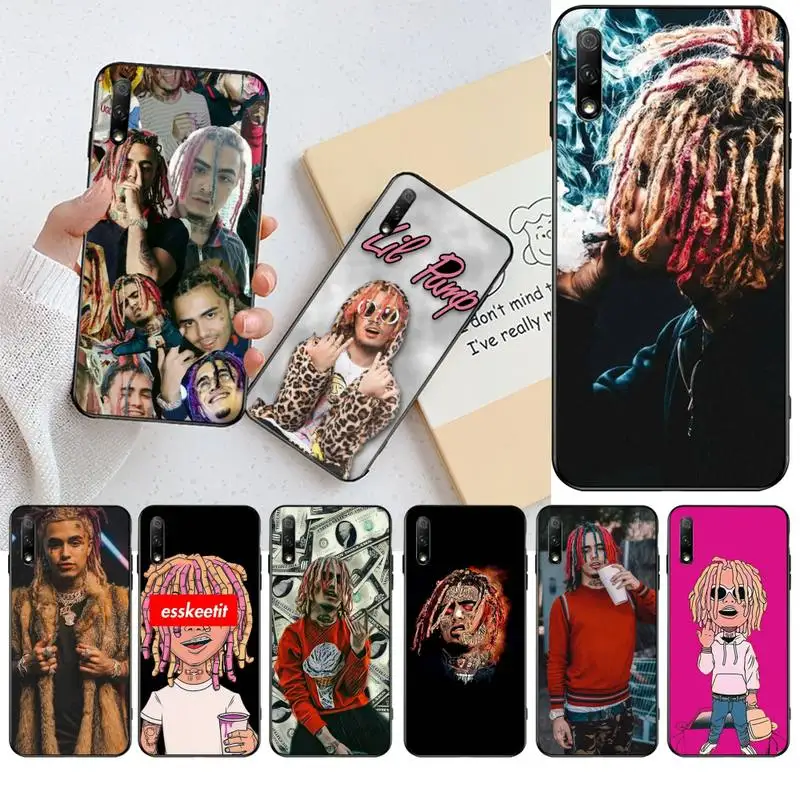 

CUTEWANAN Rapper Lil pump Black Soft Shell Phone Case Capa for Huawei Honor 20 10 9 8 8x 8c 9x 7c 7a Lite view pro