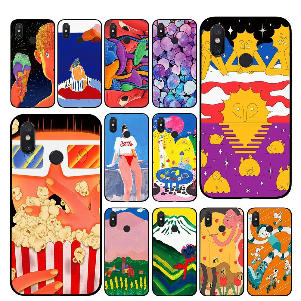 

CLIMAX NAN LEE For Xiaomi Redmi GO 4 5 6 7 Pro 4A 4X 5A 5Plus 6A cases cover