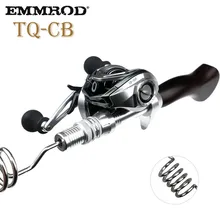 EMMROD – canne à pêche en alliage d'aluminium + manche en bois massif 